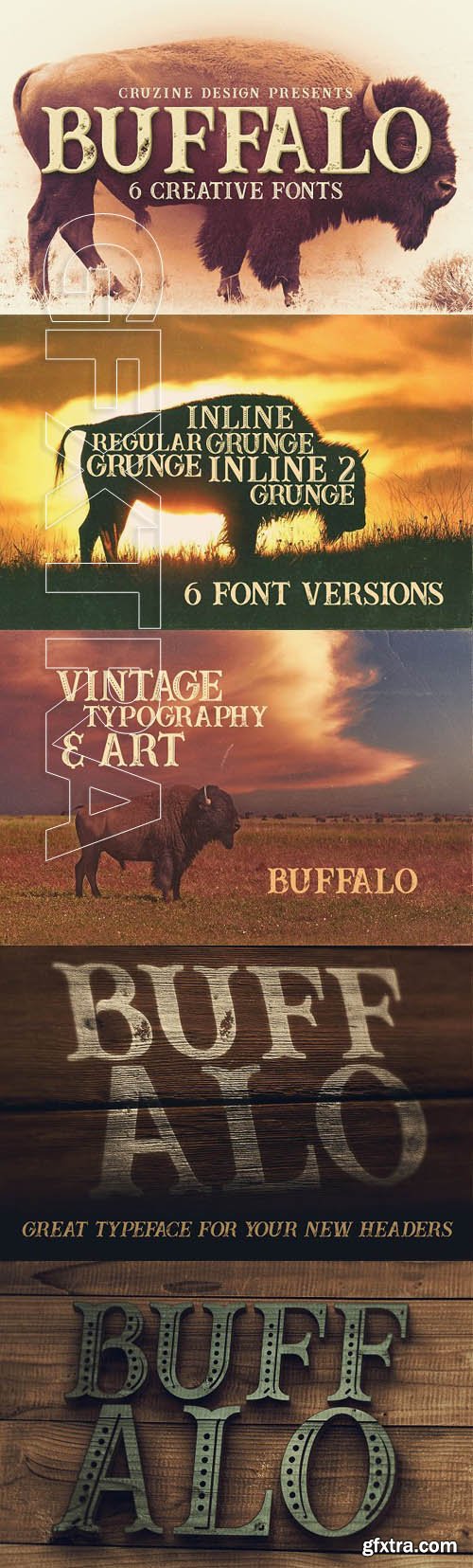 CM - Buffalo Typeface 1754776