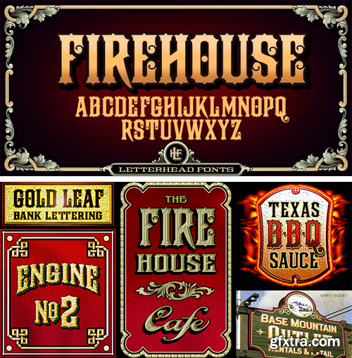 LHF Firehouse Font