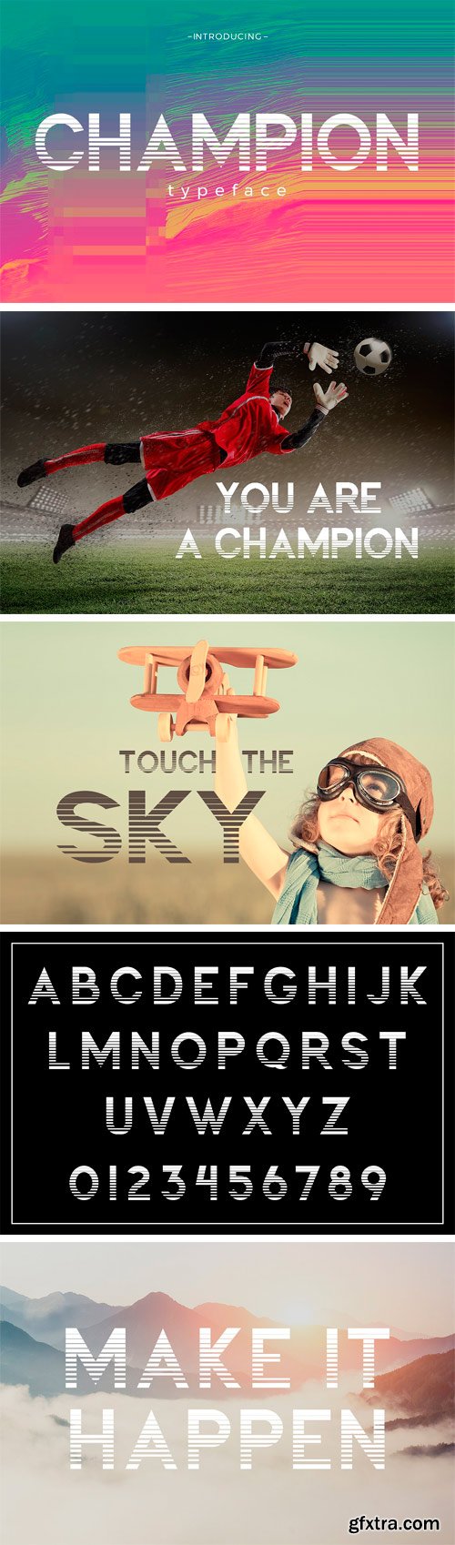 CM - Champion Typeface 1758070