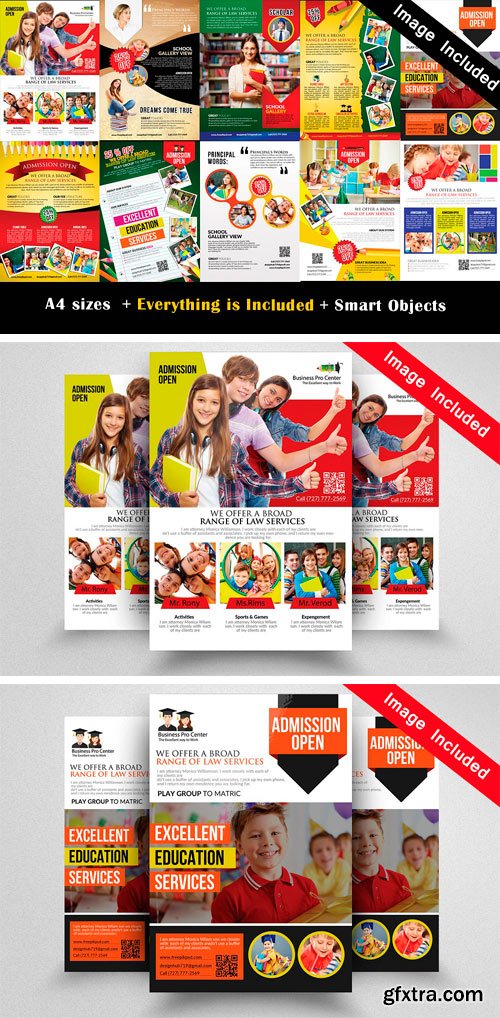 CM - 10 Education Flyer Bundle Vol.01 1740400