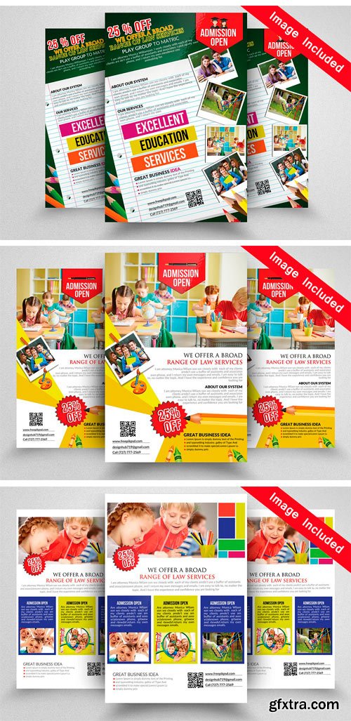 CM - 10 Education Flyer Bundle Vol.01 1740400