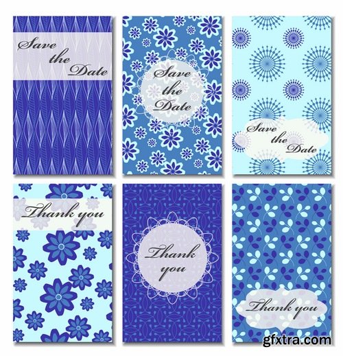 Template invitation card flyer banner brocade cover 25 EPS