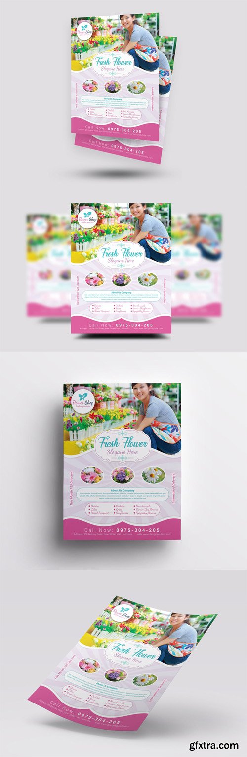 Flower Shop Flyer Template