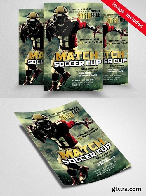 CM - Football Match Flyers 1697755