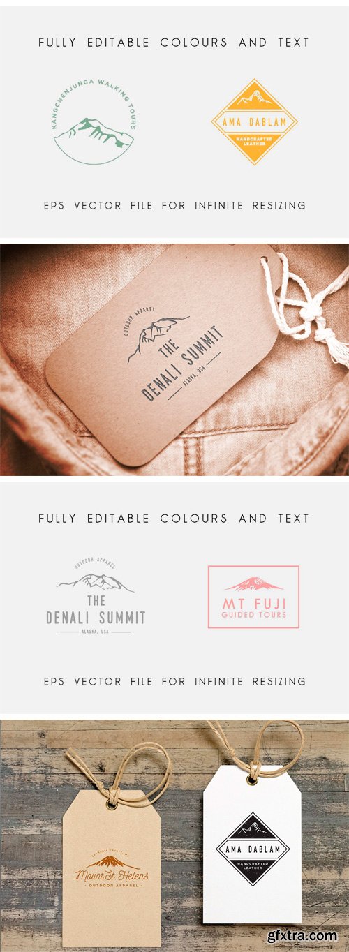 CM - Iconic Mountain Logo Templates Vol 2 1740691