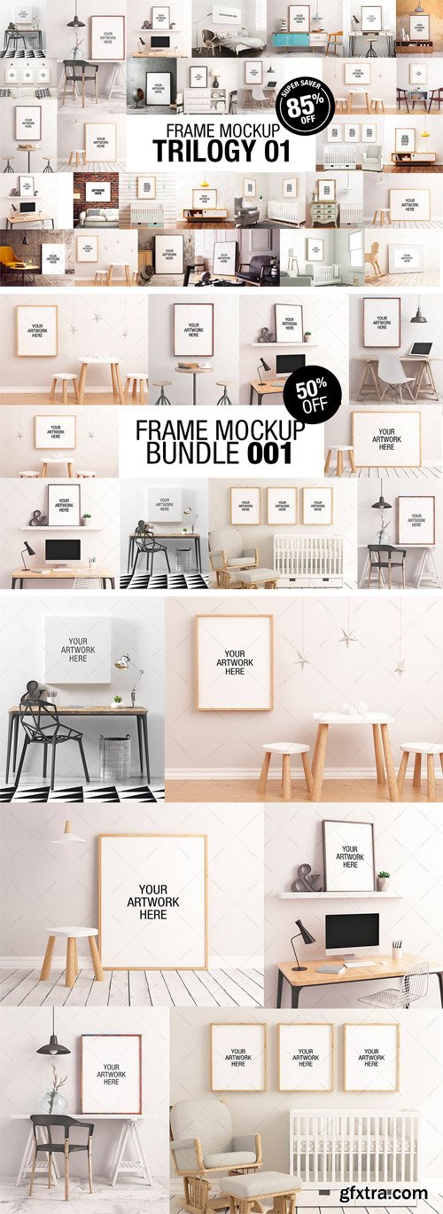 CM - Frame Mockup Trilogy Bundle 01 1756961
