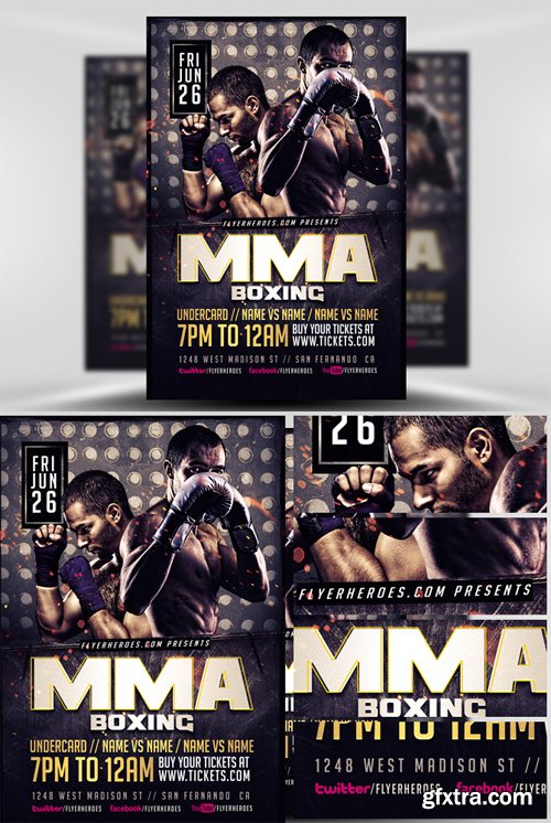 MMA Flyer Template V3