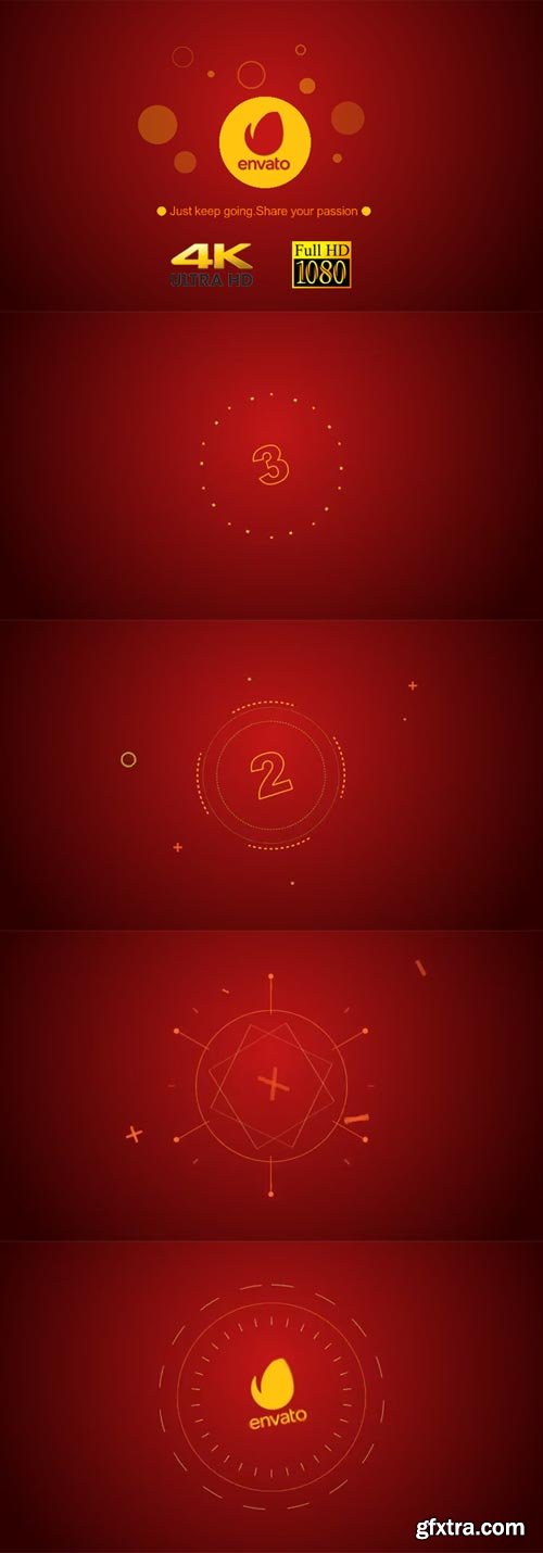 Videohive - Simple Countdown Shape Logo - 20444912