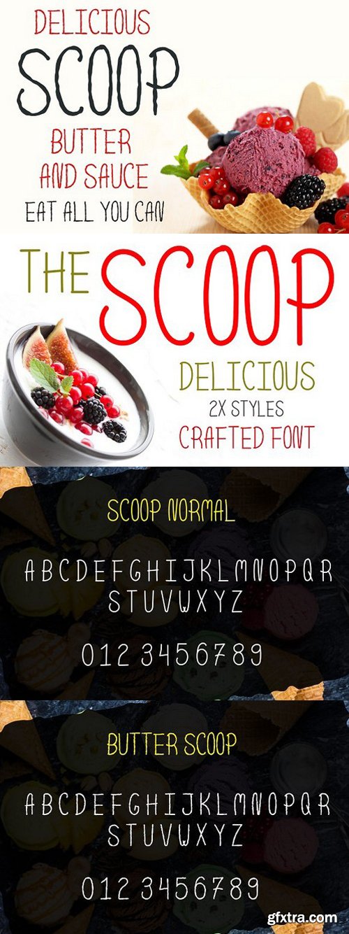 CM - Scoop - Hand Drawn Delicious Font 1698896