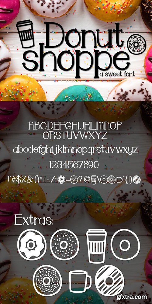 CM - Donut Shoppe a sweet Font 1710148