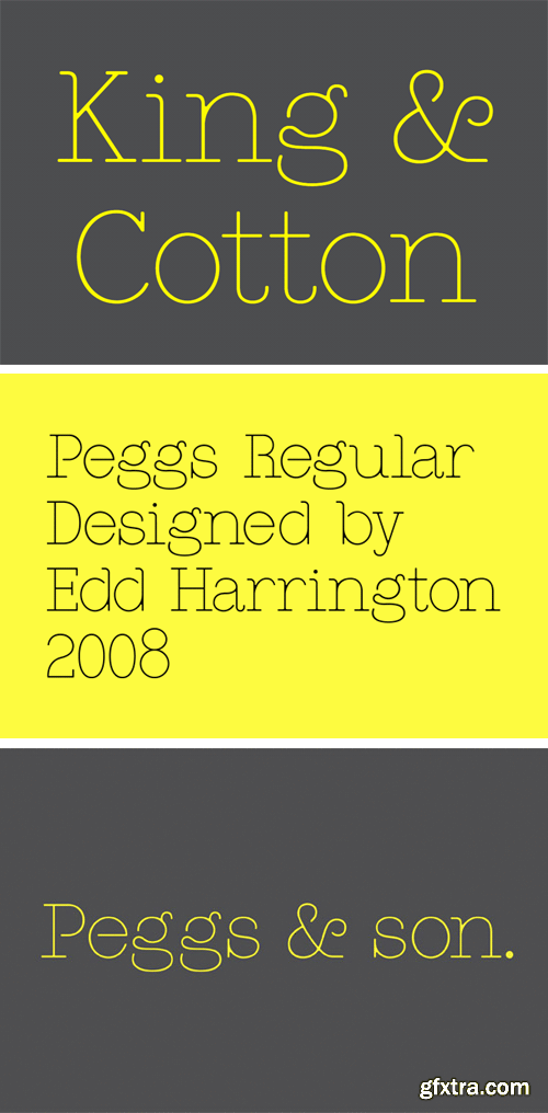 Peggs Font