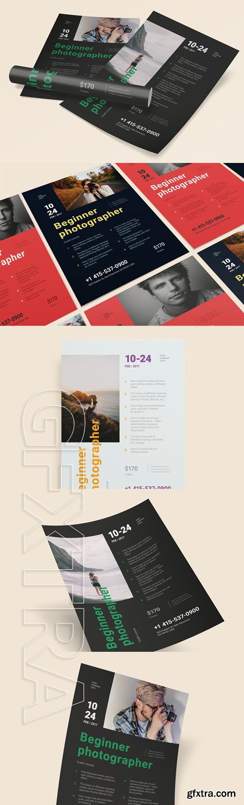 CreativeMarket - Beginner Photographer Poster 1755313