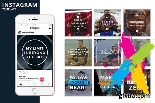 CreativeMarket - Instagram - Blurry Template 1754962