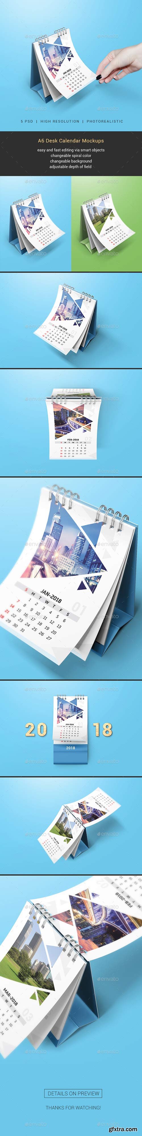 Graphicriver - Desk Calendar Mockups 20516927