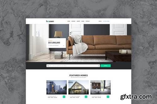 Housen - Real Estate PSD Template