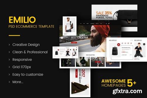 Emilio - Fashion Store PSD Template