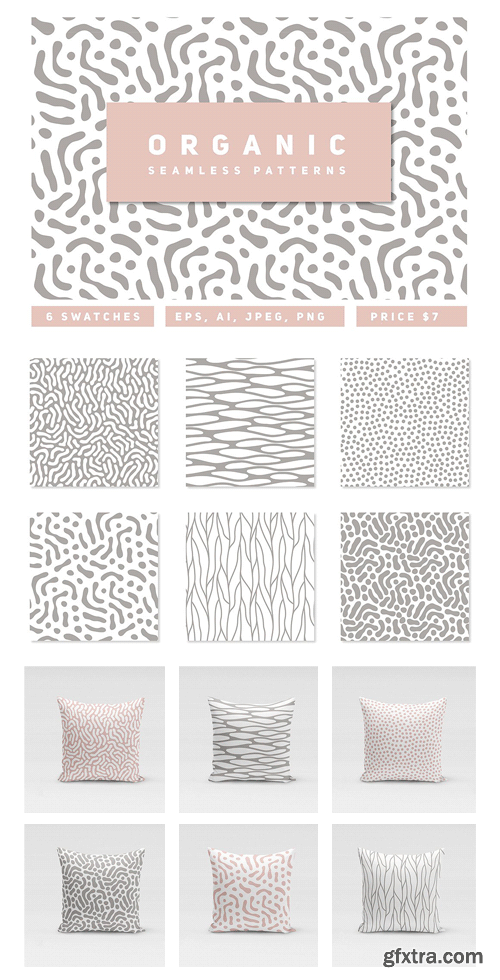 CM - Organic Seamless Patterns Set 1757583