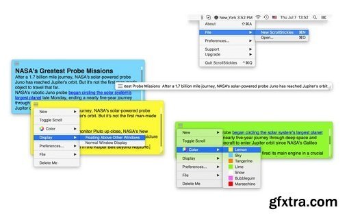 ScrollStickies 2.0.5 (Mac OS X)