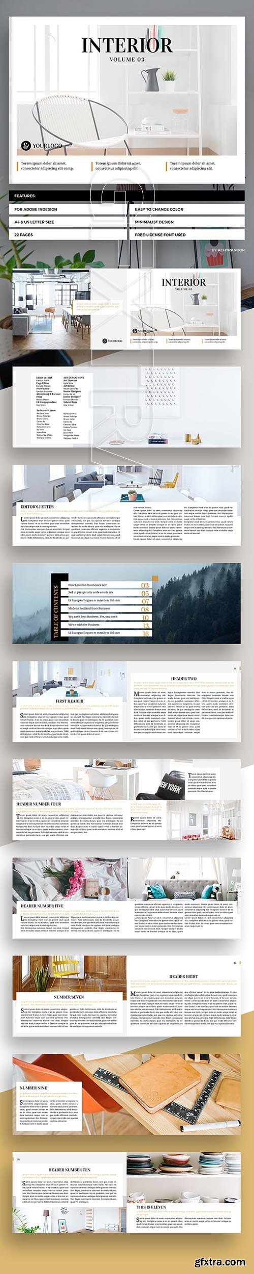 CreativeMarket - Interior Brochure 1778602