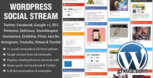 CodeCanyon - WordPress Social Stream v1.6.2 - 2201708