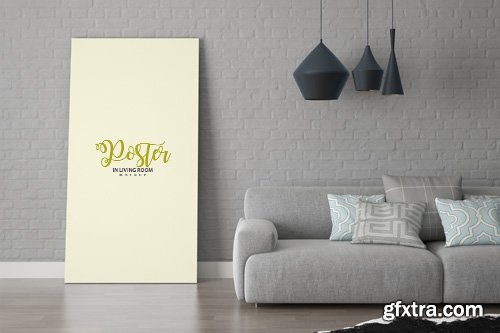 PSD Mock-Up - Living Room Poster