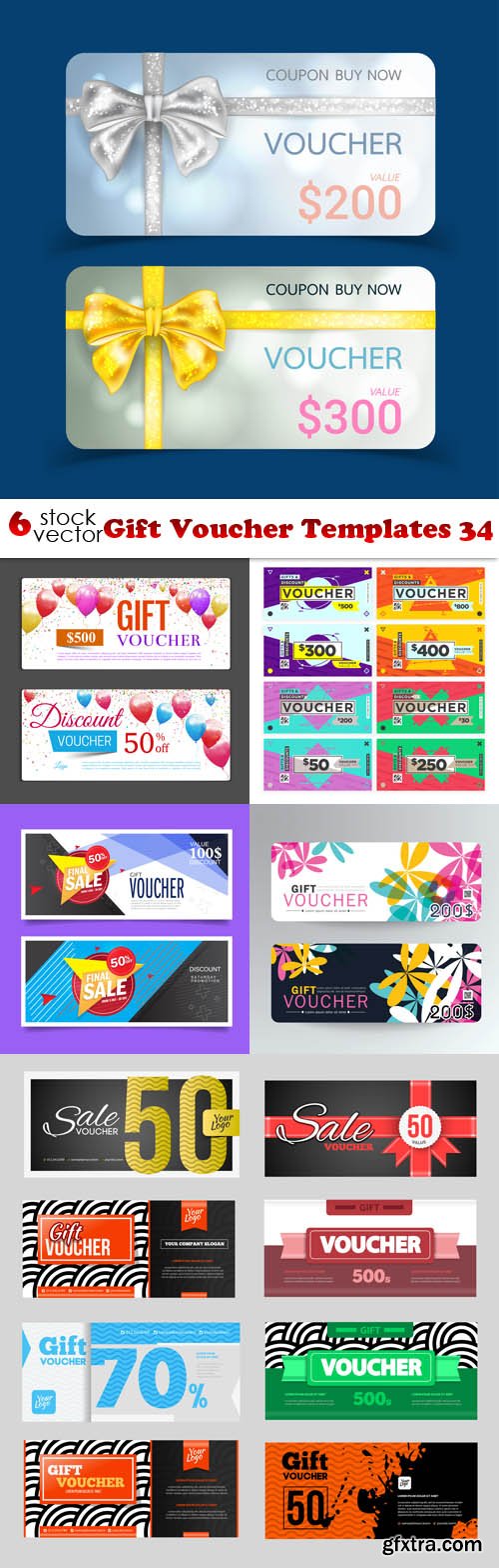 Vectors - Gift Voucher Templates 34