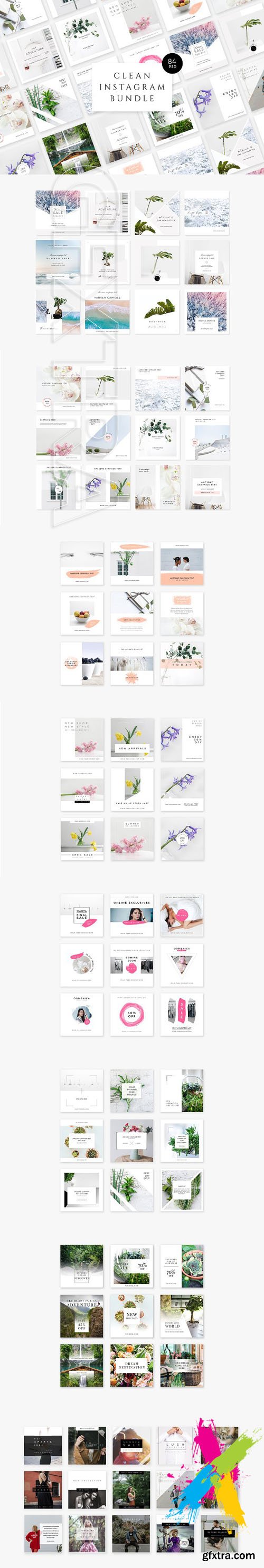 CreativeMarket - Clean Instagram Bundle 1778135