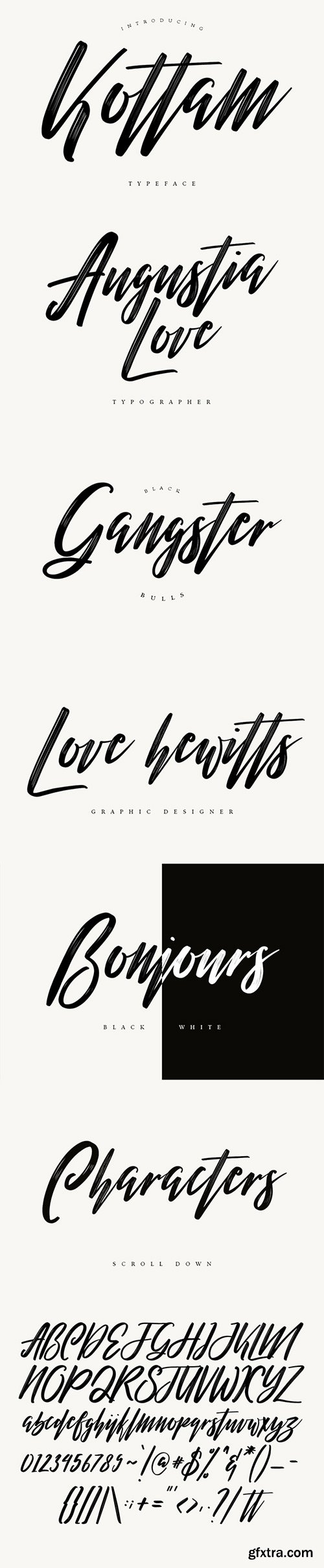 Graphicriver - Kottam Typeface 20523497