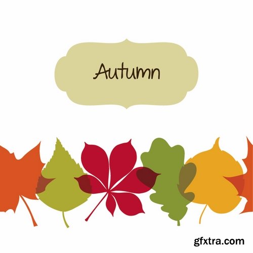 autumn background is a picture poster flyer banner leaf tree EPS 25