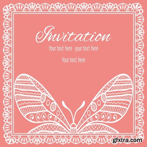 Banner picture card flyer poster invitation card 25 EPS