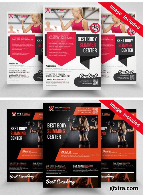 CM - 10 Fitness Flyer Bundle Vol.01 1740358