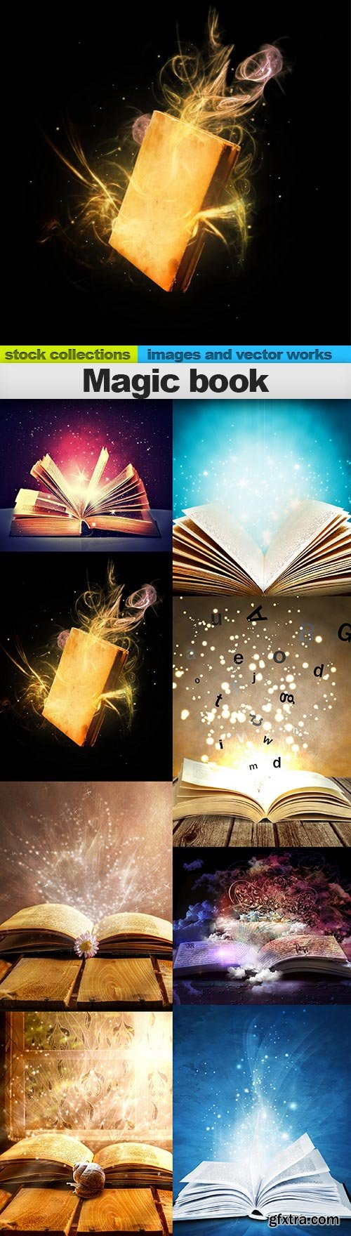 Magic book, 08 x UHQ JPEG