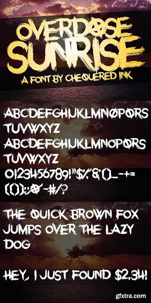 CM - Overdose Sunrise Font 1727179