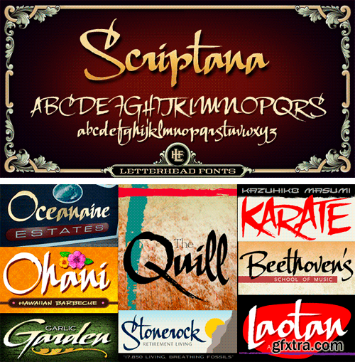 LHF Scriptana Font Family