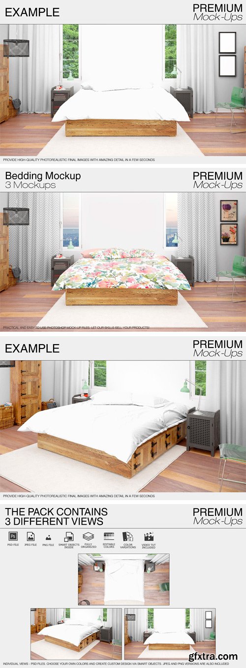 CM - Bedding Mockup Set 1758570