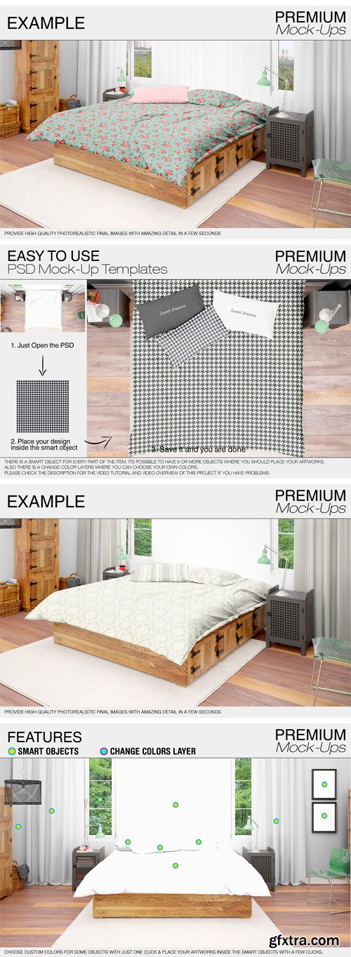 CM - Bedding Mockup Set 1758570