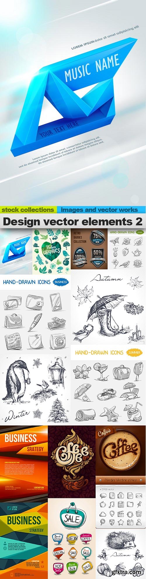 Design vector elements 2, 15 x EPS