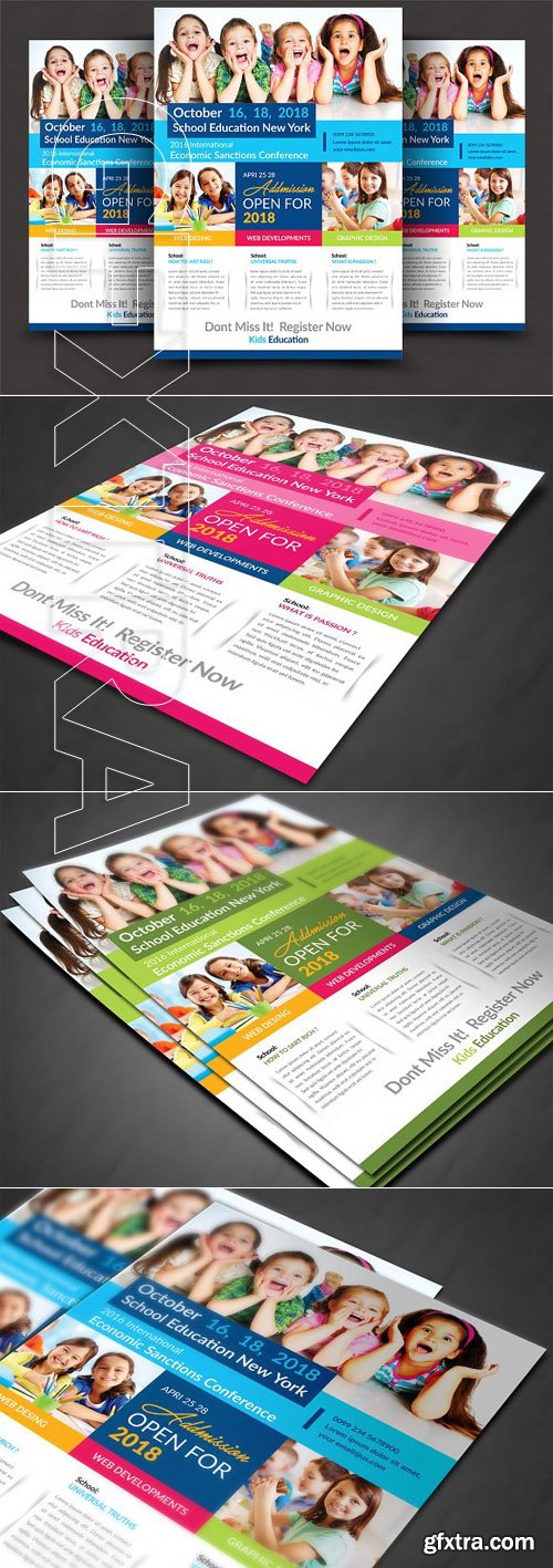 CreativeMarket - School Education Flyer 1789819