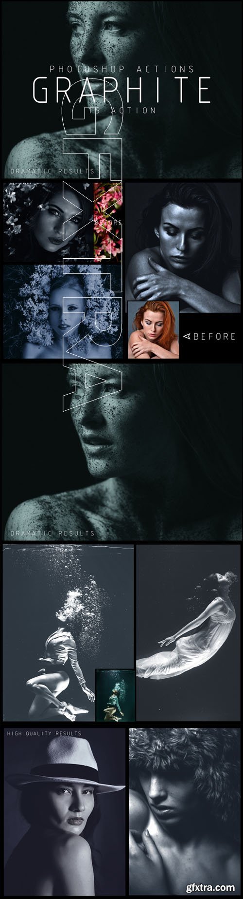 GraphicRiver - Graphite Photoshop Actions 20442839