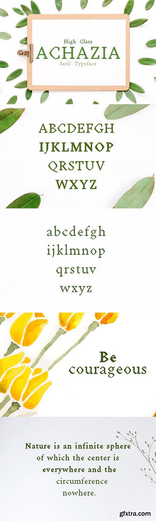 CM - Achazia Serif Typeface 1742283