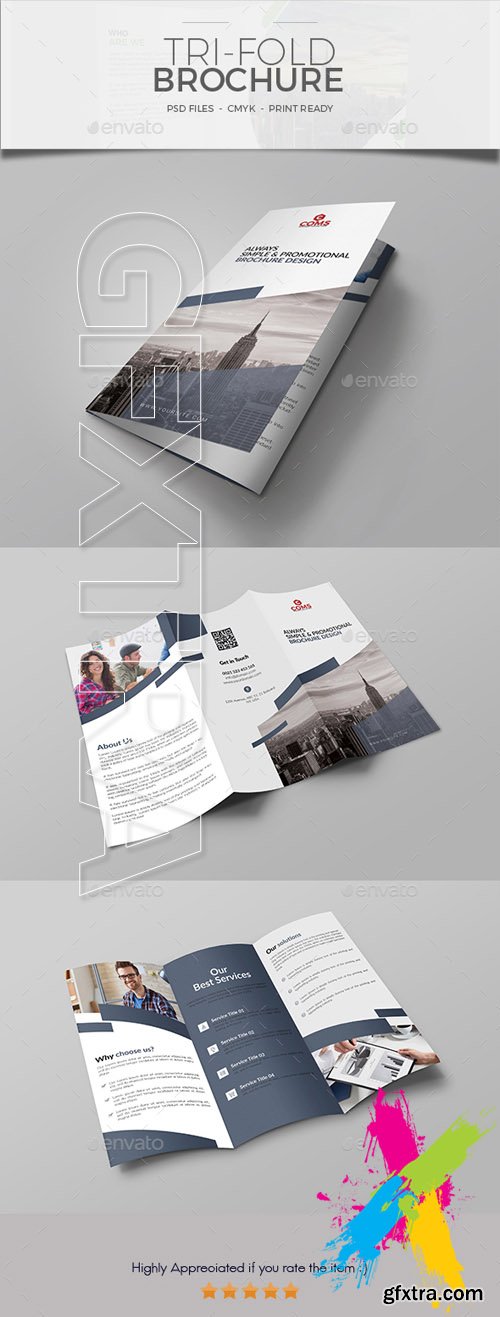 GraphicRiver - TriFold Brochure Template 06 20447146