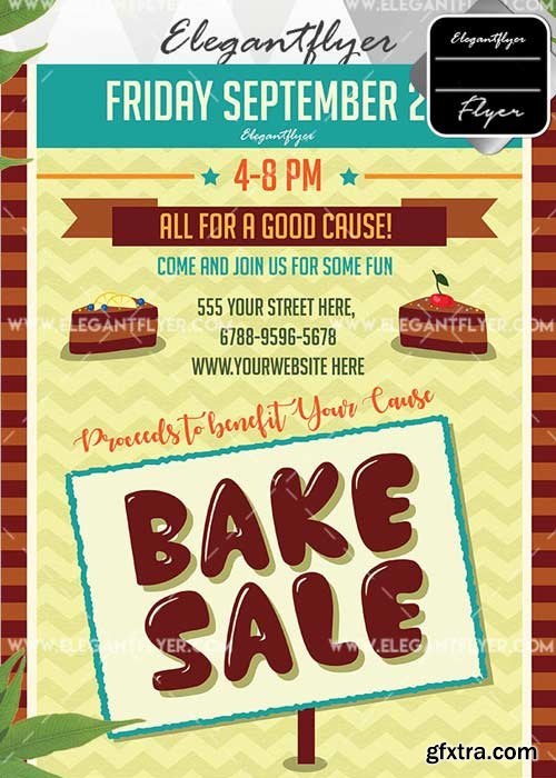 Bake Sale Flyer V3 Invitation Template