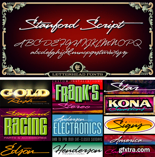 LHF Stanford Script Font