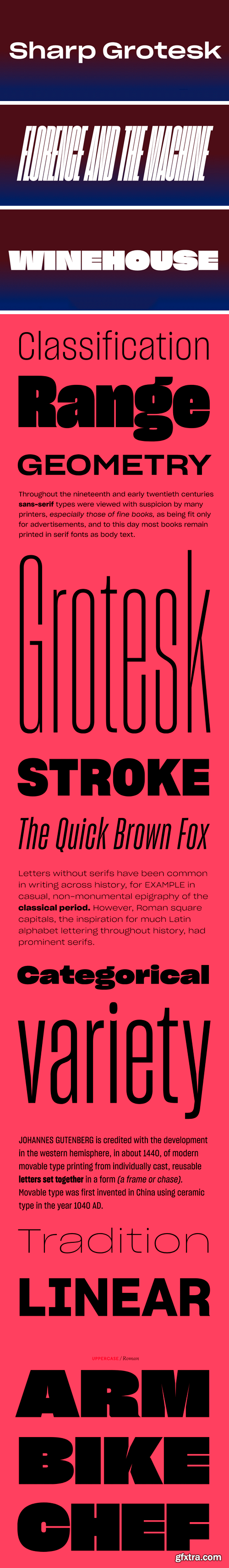 Sharp Grotesk Font Family