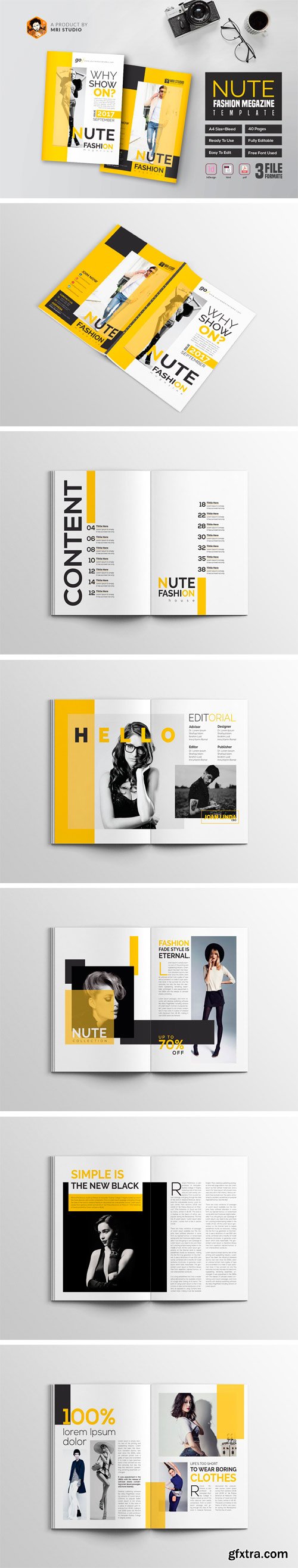 CM - Nute Fashion Magazine Template 1739541