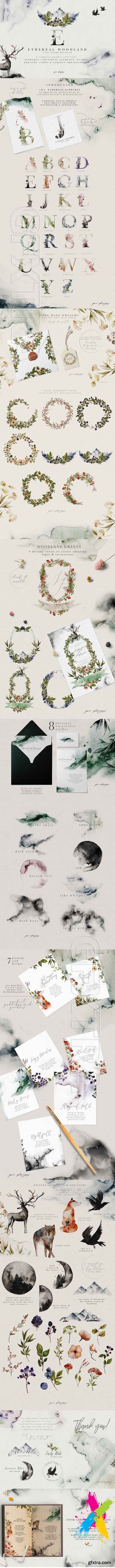 CreativeMarket - Ethereal Woodland - Graphic Set 1788677