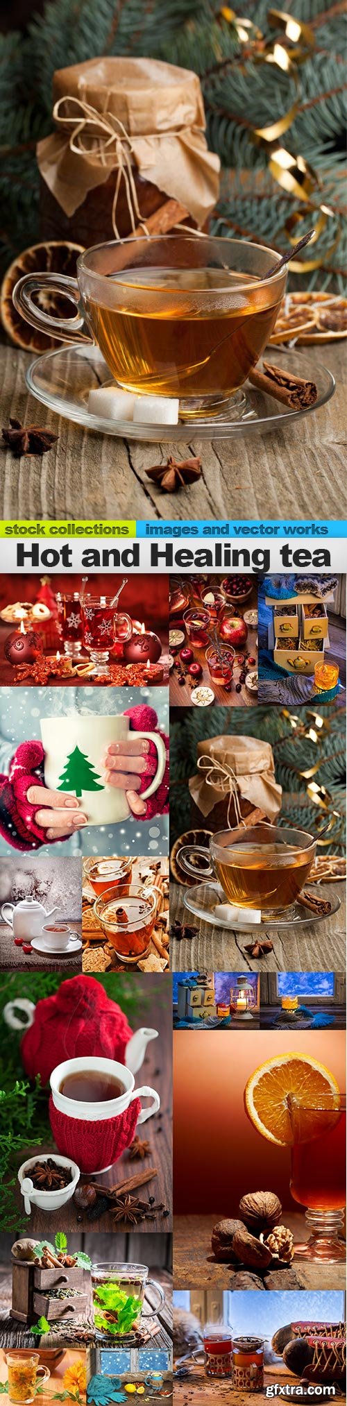 Hot and Healing tea, 15 x UHQ JPEG