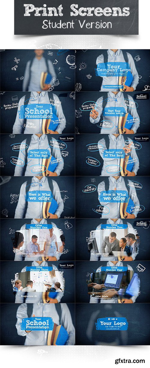 Videohive BusinessSchoolCollege Presentation 12480839