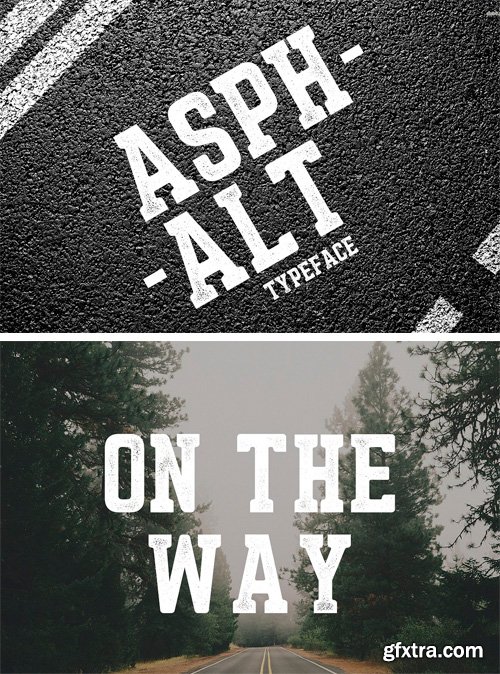 CM - Asphalt Typeface 1758060