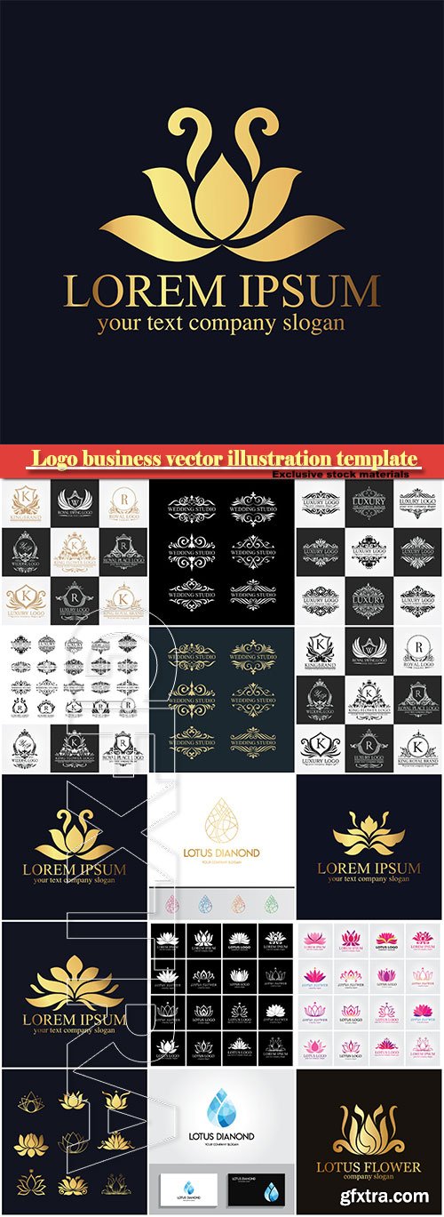 Logo business vector illustration template # 67